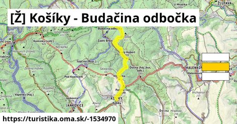 [Ž] Košíky - Budačina odbočka