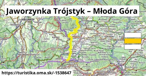 Jaworzynka Trójstyk – Młoda Góra