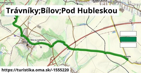 Trávníky;Bílov;Pod Hubleskou