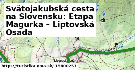 Svätojakubská cesta na Slovensku: Etapa Magurka – Liptovská Osada