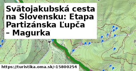 Svätojakubská cesta na Slovensku: Etapa Partizánska Ľupča – Magurka