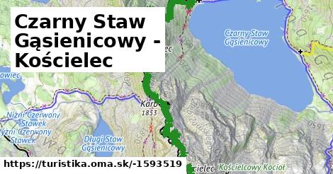 Czarny Staw Gąsienicowy - Kościelec