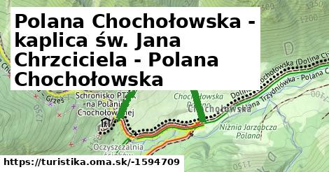 Polana Chochołowska - kaplica św. Jana Chrzciciela - Polana Chochołowska