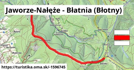 Jaworze-Nałęże - Błatnia (Błotny)