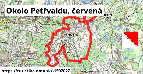 Okolo Petřvaldu, červená