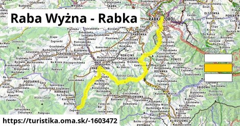 Raba Wyżna - Rabka