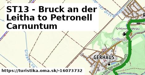 ST13 - Bruck an der Leitha to Petronell Carnuntum