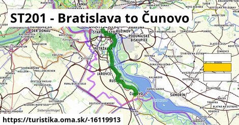 ST201 - Bratislava to Čunovo