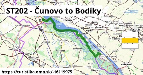 ST202 - Čunovo to Bodíky