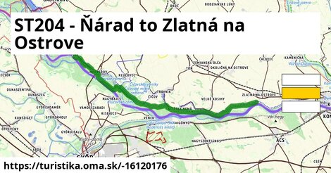 ST204 - Ňárad to Zlatná na Ostrove