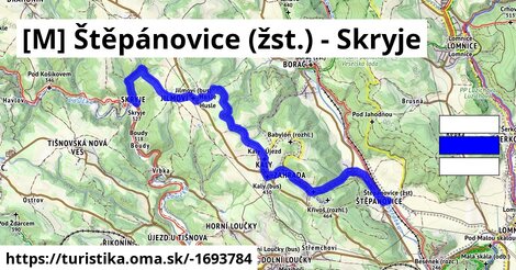 [M] Štěpánovice (žst.) - Skryje