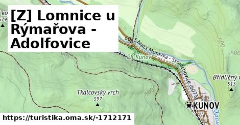 [Z] Lomnice u Rýmařova - Adolfovice