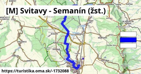 [M] Svitavy - Semanín (žst.)