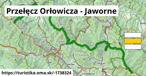 Przełęcz Orłowicza - Jaworne