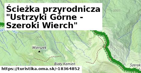 Ścieżka przyrodnicza "Ustrzyki Górne - Szeroki Wierch"