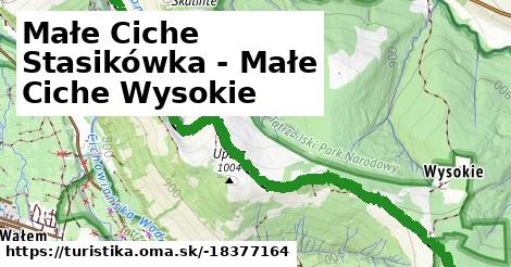 Małe Ciche Stasikówka - Małe Ciche Wysokie