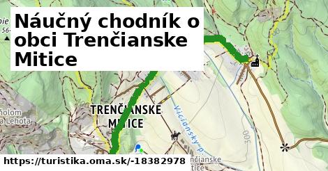 Náučný chodník o obci Trenčianske Mitice