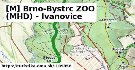 [M] Brno-Bystrc ZOO (MHD) - Ivanovice