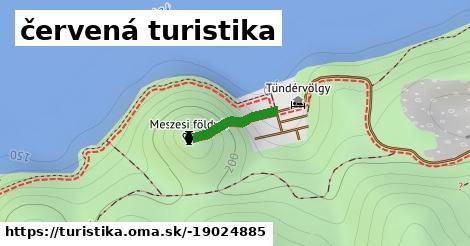 červená turistika
