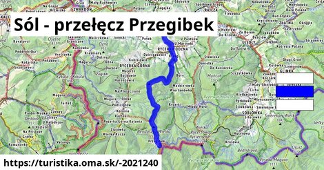 Sól - przełęcz Przegibek