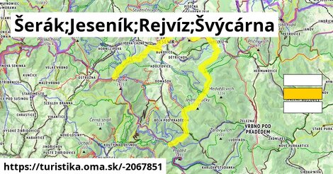 Šerák;Jeseník;Rejvíz;Švýcárna