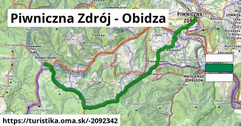 Piwniczna Zdrój - Obidza