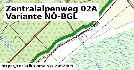 Zentralalpenweg 02A Variante NÖ-BGL