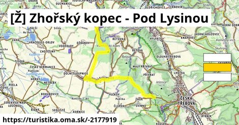 [Ž] Zhořský kopec - Pod Lysinou