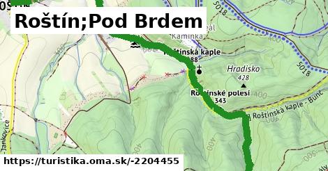 Roštín;Pod Brdem