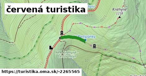 červená turistika