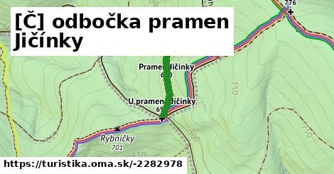 [Č] odbočka pramen Jičínky