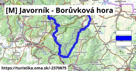 [M] Javorník - Borůvková hora