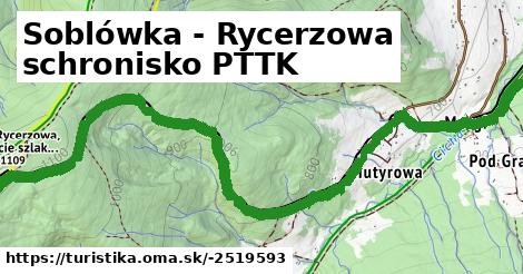 Soblówka - Rycerzowa schronisko PTTK