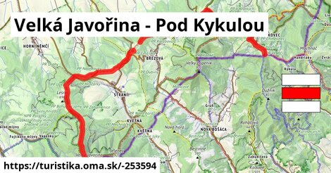 Velká Javořina - Pod Kykulou