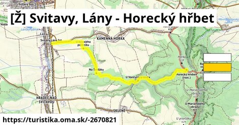 [Ž] Svitavy, Lány - Horecký hřbet