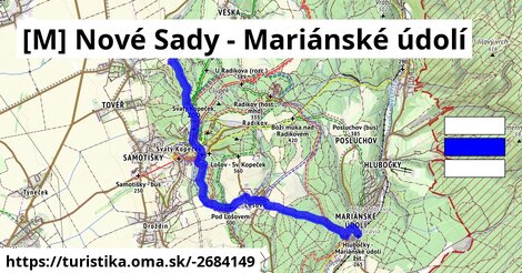 [M] Nové Sady - Mariánské údolí