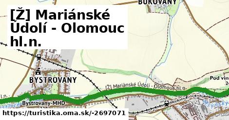 [Ž] Mariánské Údolí - Olomouc hl.n.