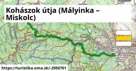 Kohászok útja (Mályinka – Miskolc)