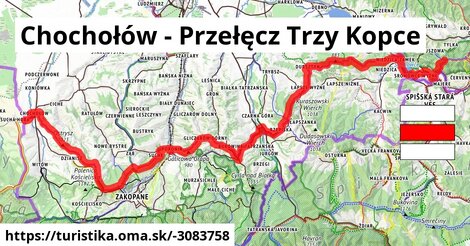 Chochołów - Przełęcz Trzy Kopce