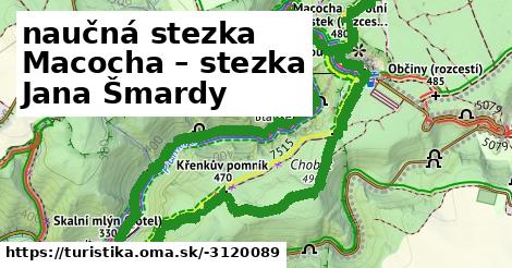 naučná stezka Macocha – stezka Jana Šmardy