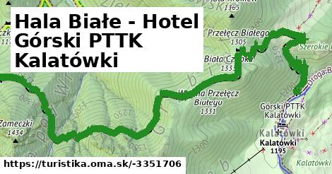 Hala Białe - Hotel Górski PTTK Kalatówki