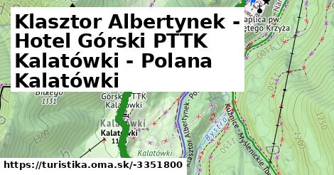 Klasztor Albertynek - Hotel Górski PTTK Kalatówki - Polana Kalatówki