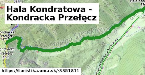 Hala Kondratowa - Kondracka Przełęcz