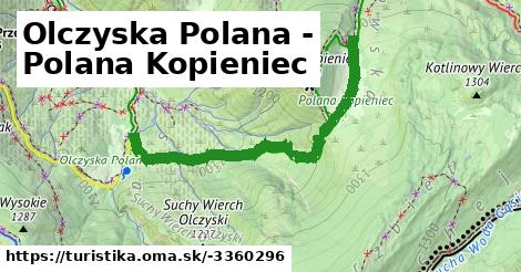 Olczyska Polana - Polana Kopieniec