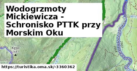 Wodogrzmoty Mickiewicza - Schronisko PTTK przy Morskim Oku