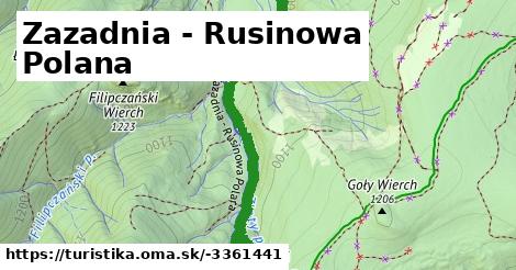 Zazadnia - Rusinowa Polana