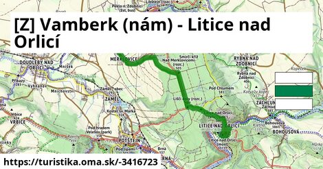 [Z] Vamberk (nám) - Litice nad Orlicí