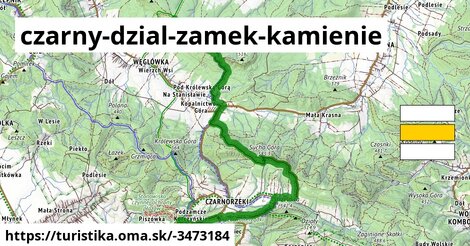 Podzamcze - Czarny Dział (Czarny Dział - zamek Kamieniec)