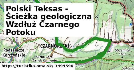 Polski Teksas - Ścieżka geologiczna Wzdłuż Czarnego Potoku