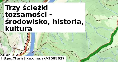 Trzy ścieżki tożsamości - środowisko, historia, kultura